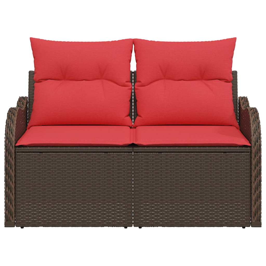 Sodo sofa su pagalve 121 x 62 x 69 cm poliratanas