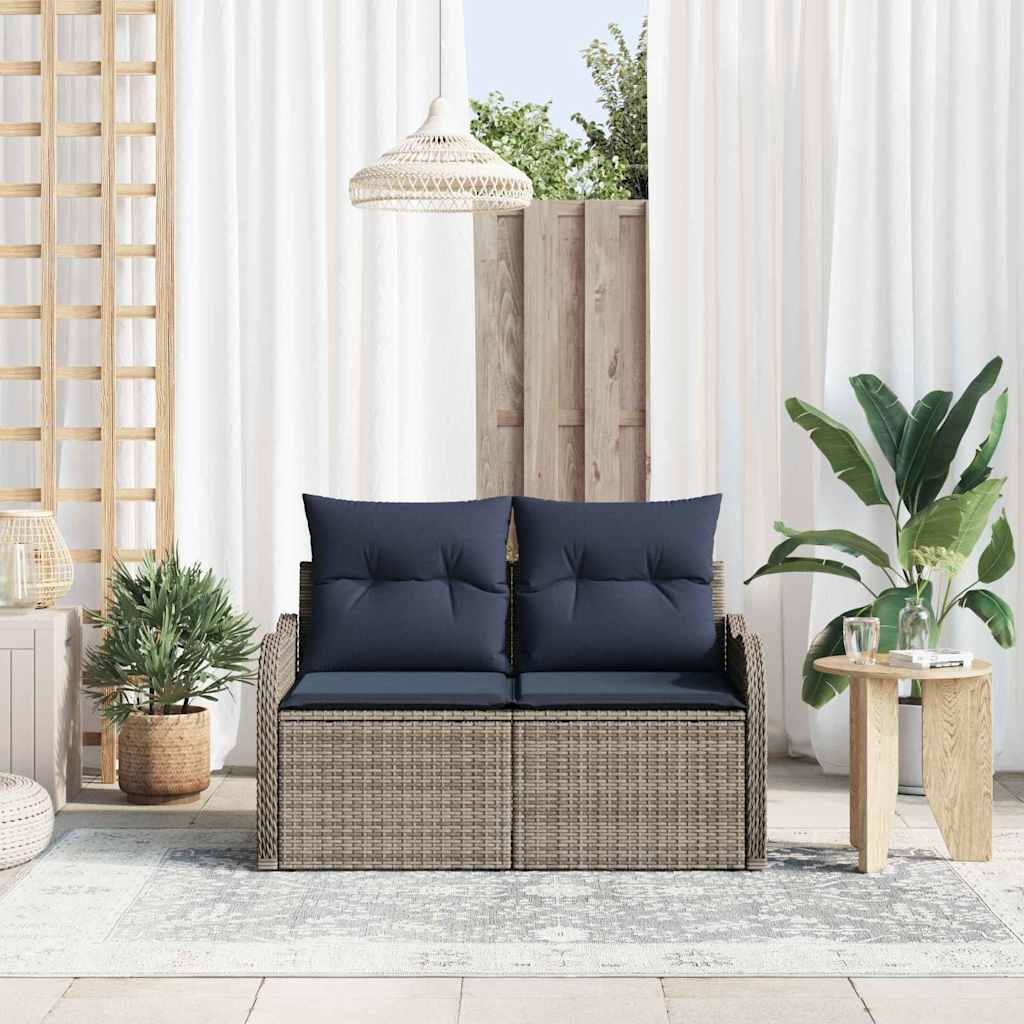 Sodo sofa su pagalve 121 x 62 x 69 cm poliratanas