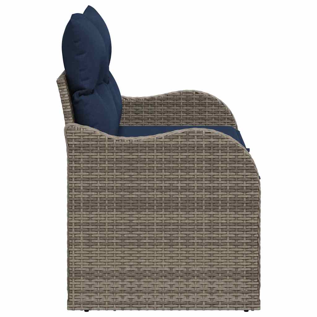 Sodo sofa su pagalve su saugykla 121 x 62 x 69 cm poliratanas