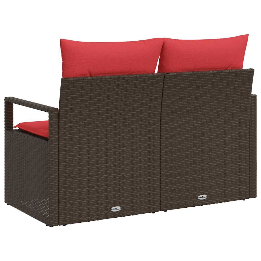 Sodo sofa su pagalve 120 x 62 x 69 cm poliratanas