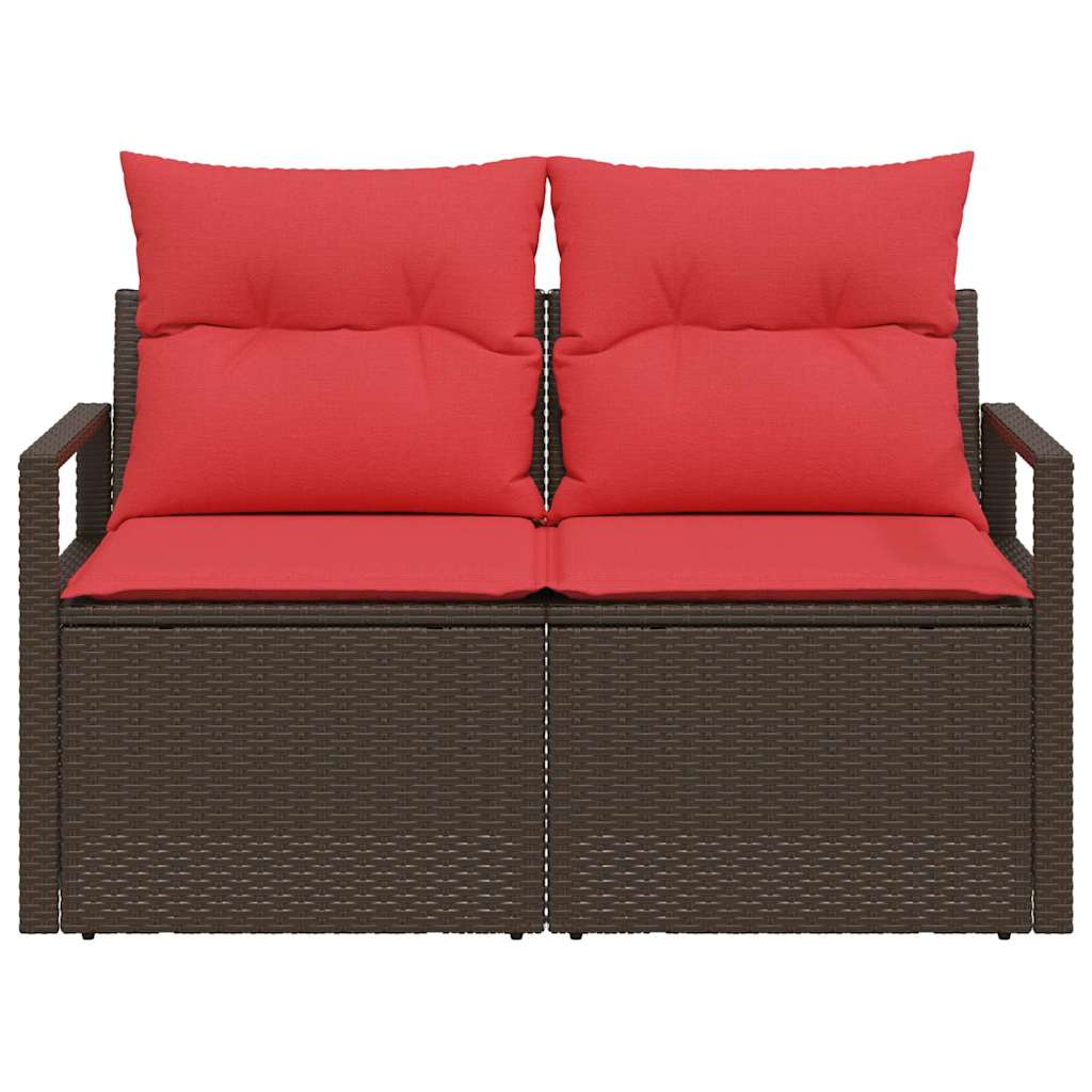 Sodo sofa su pagalve 120 x 62 x 69 cm poliratanas