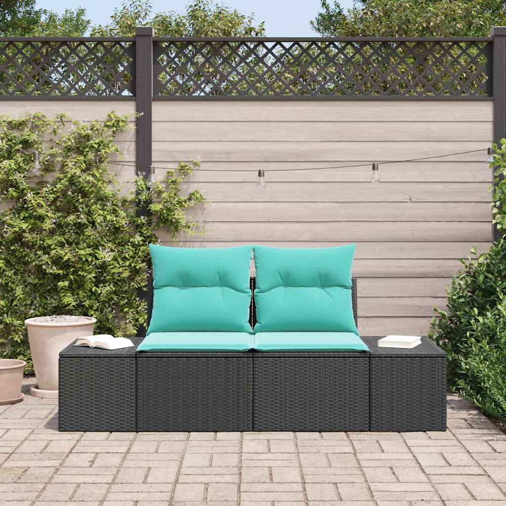 Sodo sofa su pagalve 184 x 62 x 69 cm poliratanas
