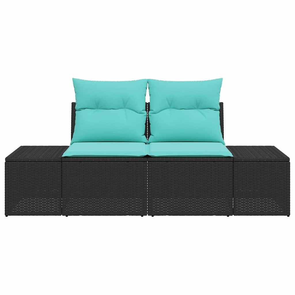 Sodo sofa su pagalve 184 x 62 x 69 cm poliratanas