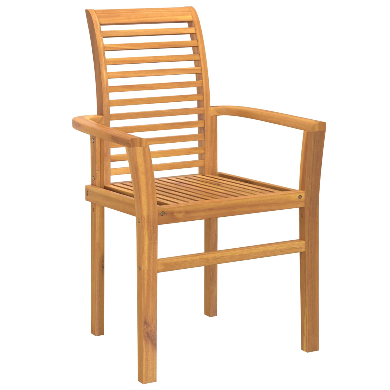 Valgomasis krėslas 2 pcs Ruda 62 x 55 x 94 cm Kieto teka medžio
