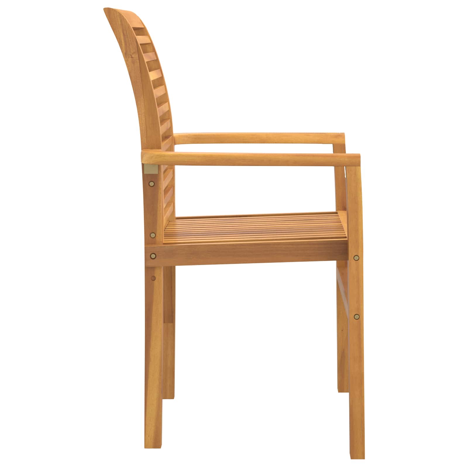 Valgomasis krėslas 4 pcs Ruda 62 x 55 x 94 cm Kieto teka medžio