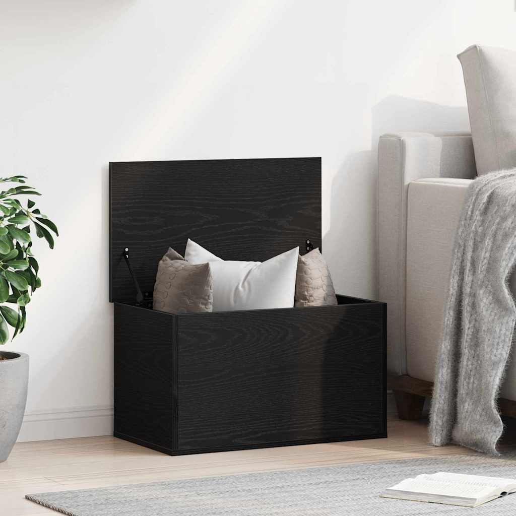Saugojimo dėžė Juodas ąžuolas 60 x 35 x 35 cm Apdirbta mediena