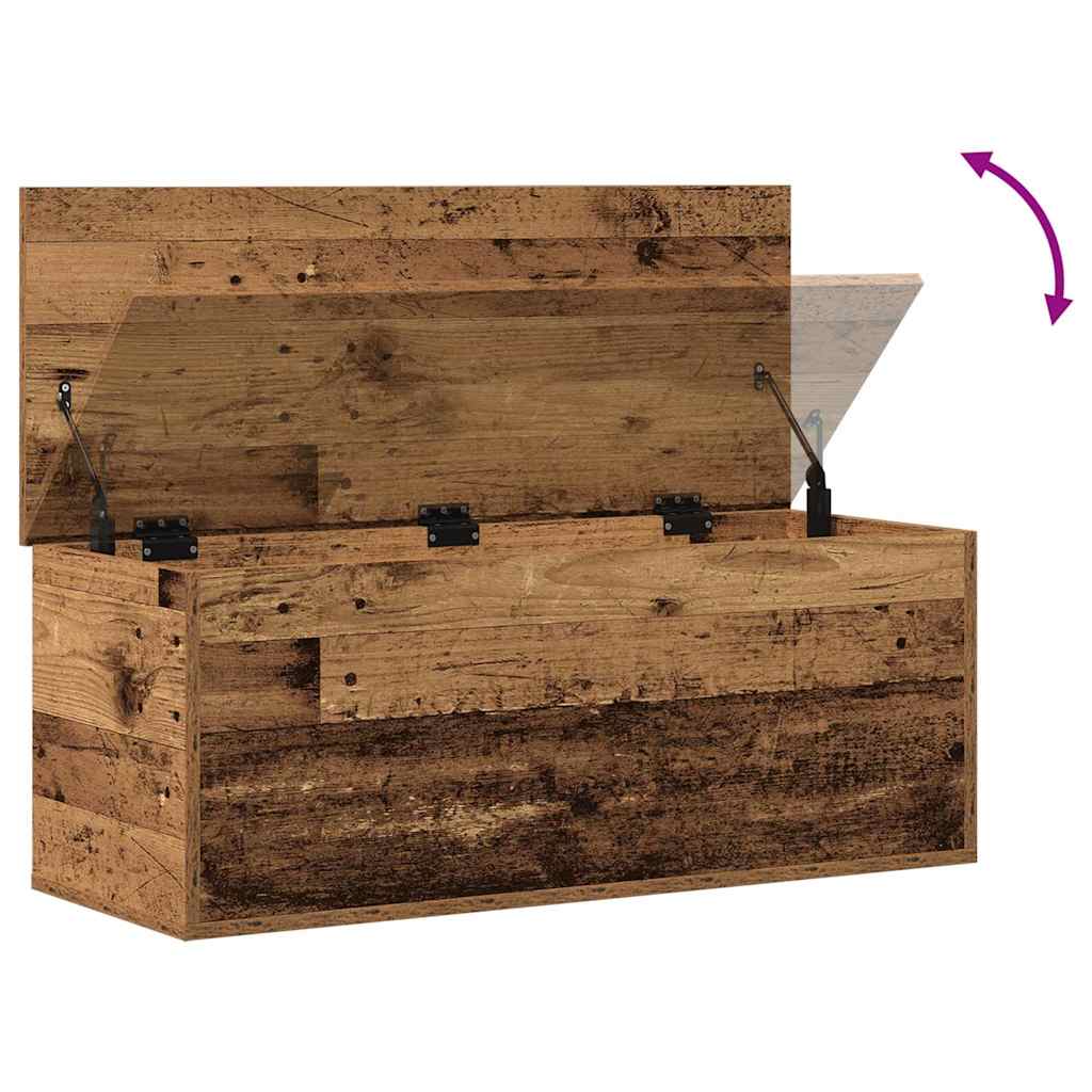 Saugojimo dėžė Senovinis medis 90 x 35 x 35 cm Apdirbta mediena