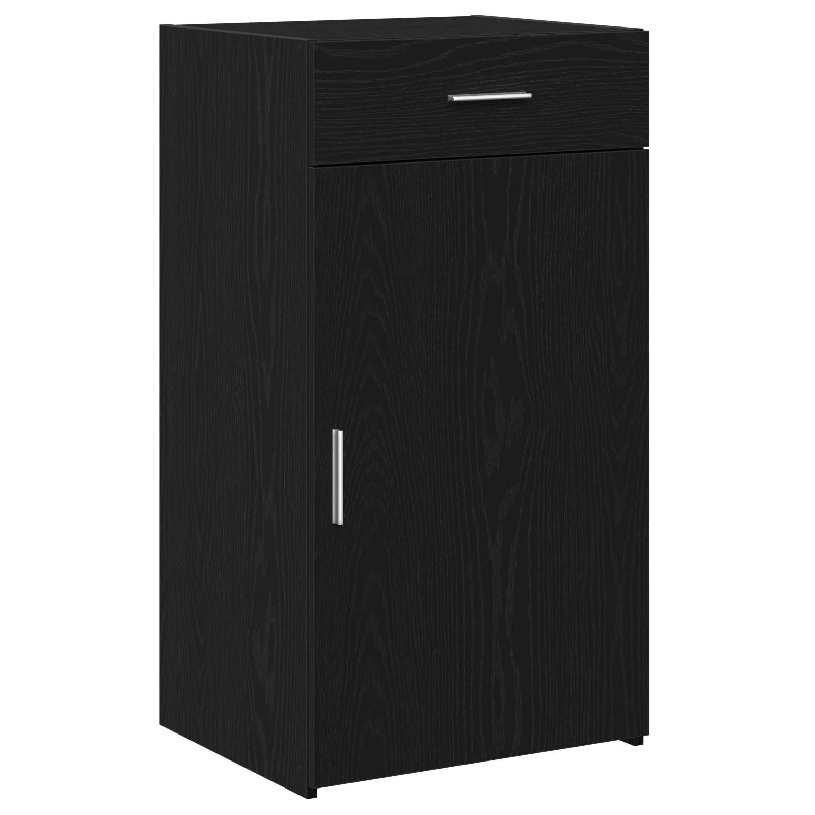 Console table with drawer Black oak 50 x 42.5 x 93 cm