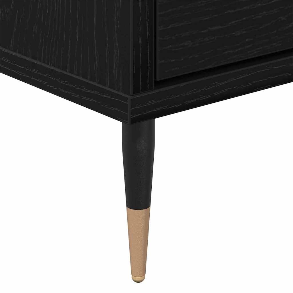 TV Cabinet Black Oak 150 x 30 x 45 cm