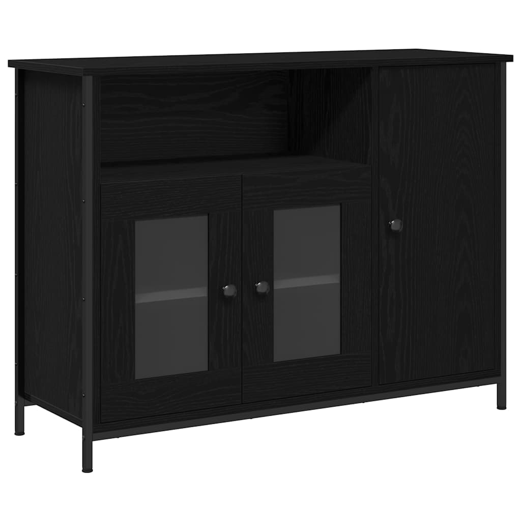 Kabalas juoda ąžuolo 100 x 35 x 75 cm Apdirbta mediena
