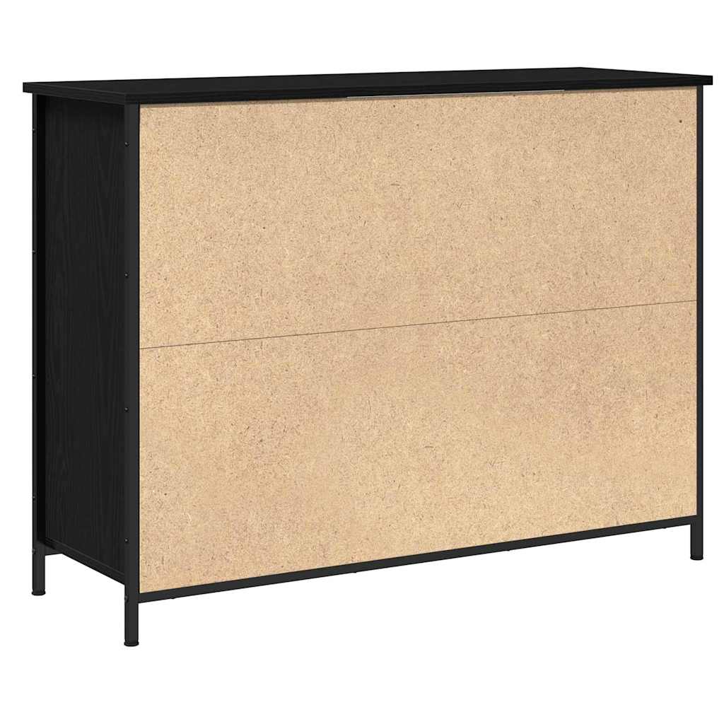 Kabalas juoda ąžuolo 100 x 35 x 75 cm Apdirbta mediena