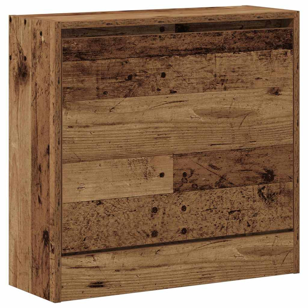 Shoe cabinet Antique wood 60 x 21 x 57 cm Engineered wood