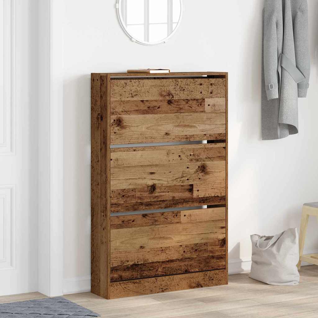 Batų spinta Sena mediena 80 x 21 x 125.5 cm Apdirbta mediena