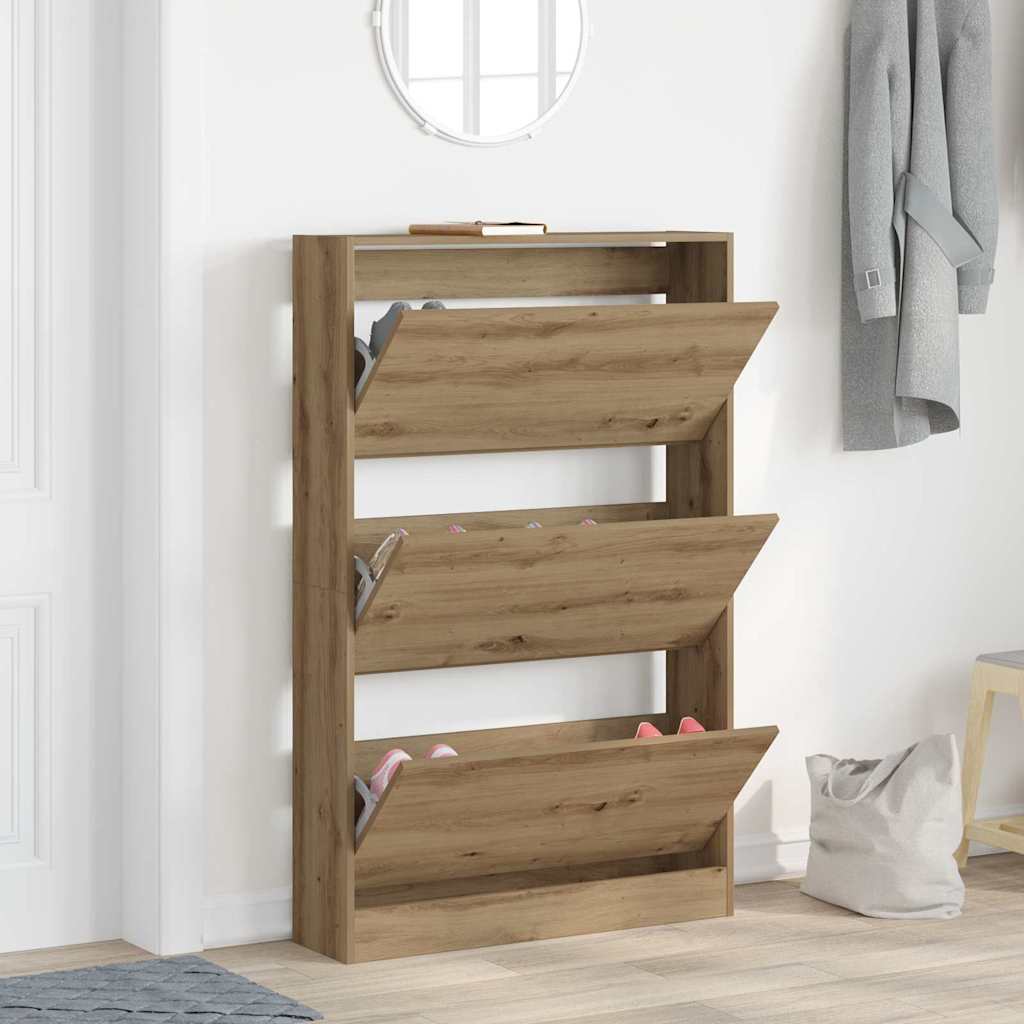 Apavu skapis Artisana ozols 80 x 21 x 125,5 cm Apstrādāta koksne