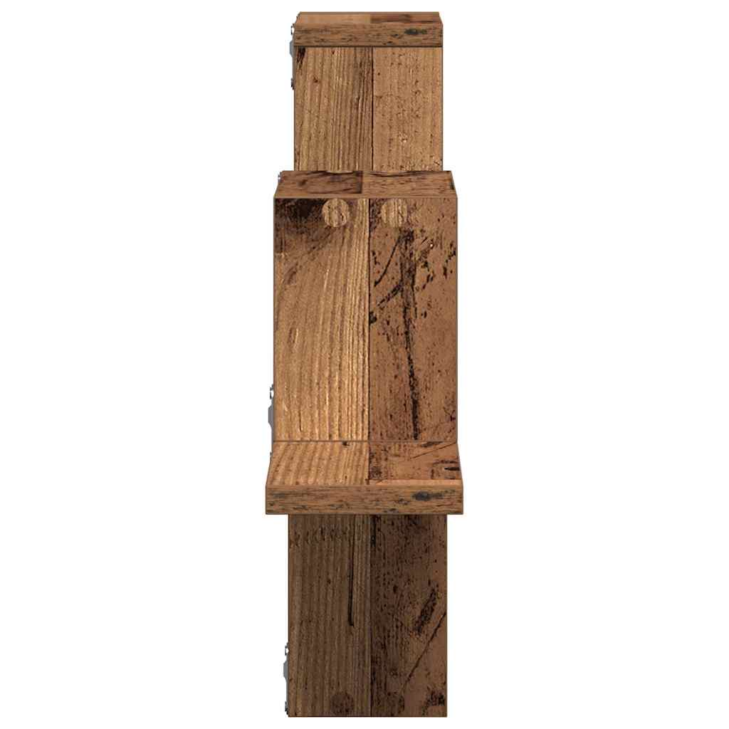 Sieninė lentyna su saugykla Senas medis 104.5 x 43 x 10 cm