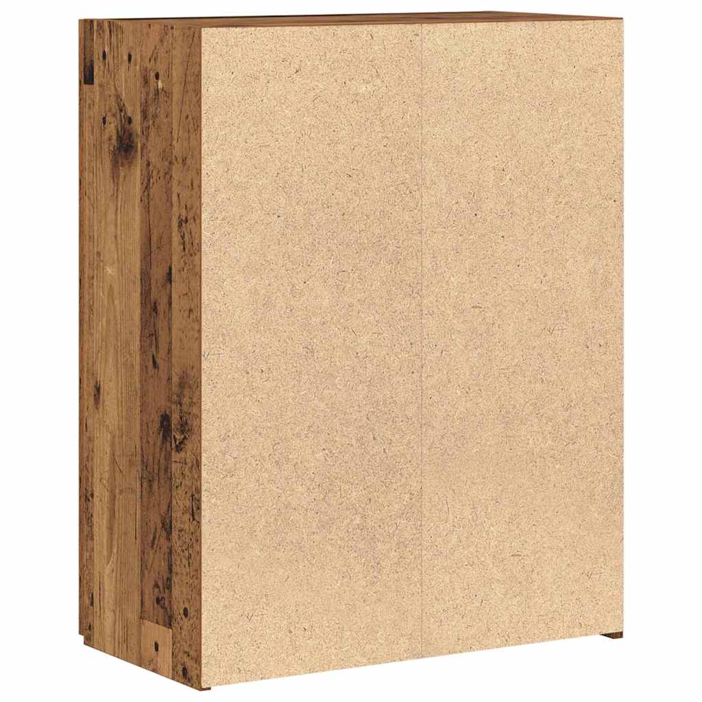 Office cabinet Solid wood 60 x 32 x 77.5 cm Processed wood