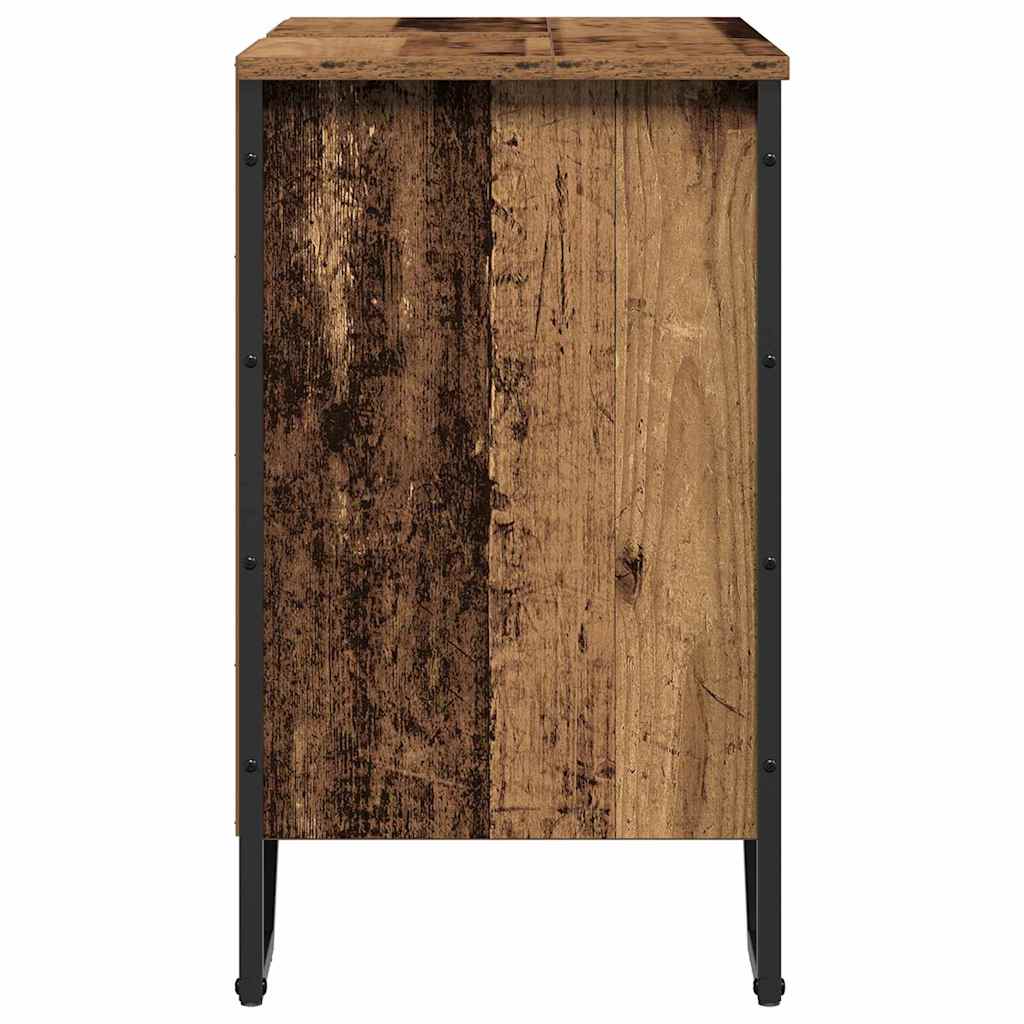Kriauklės kabinetas su saugykla Senovinis medis 60 x 35 x 60 cm