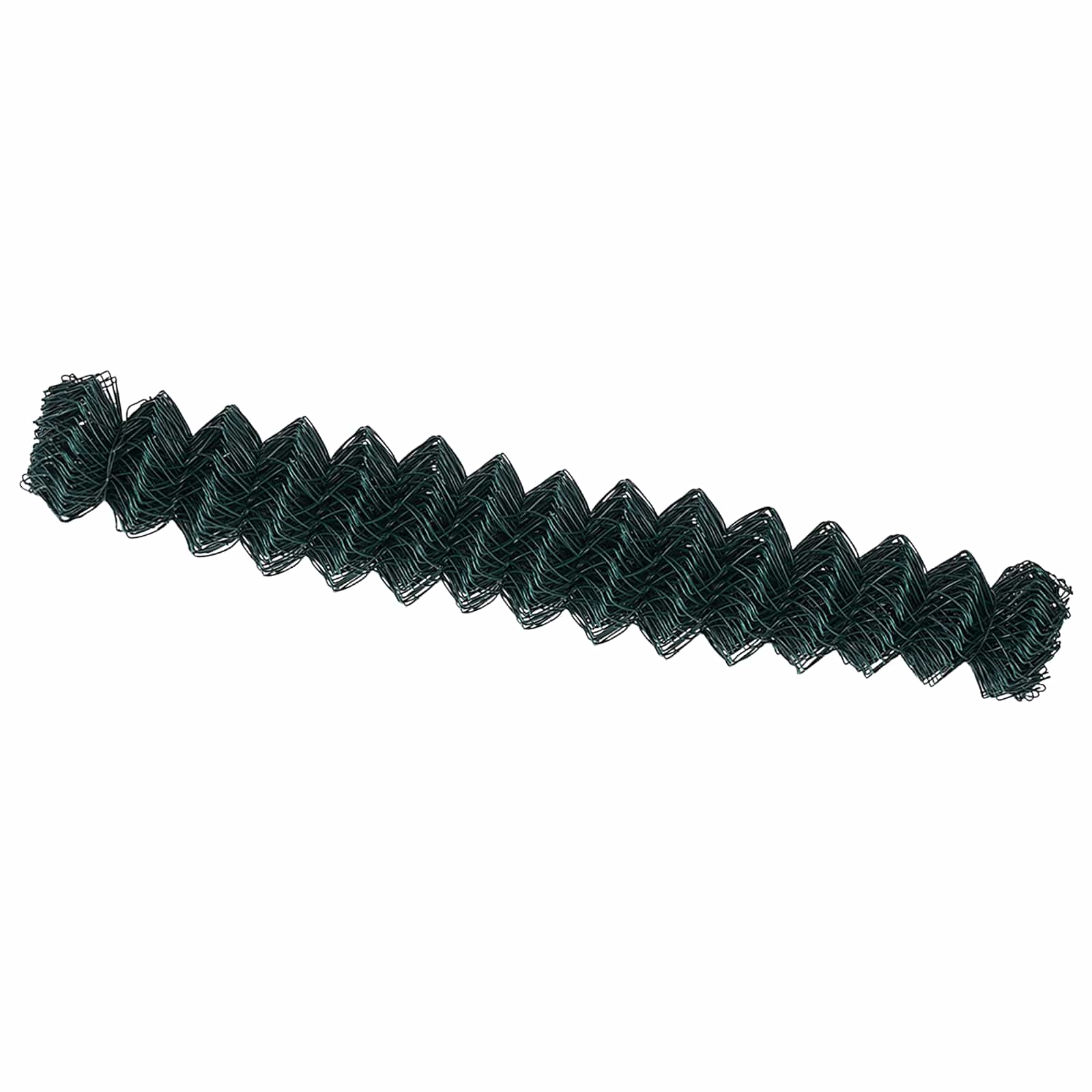 Chain Link Fence Green 10 x 1.5 m Steel