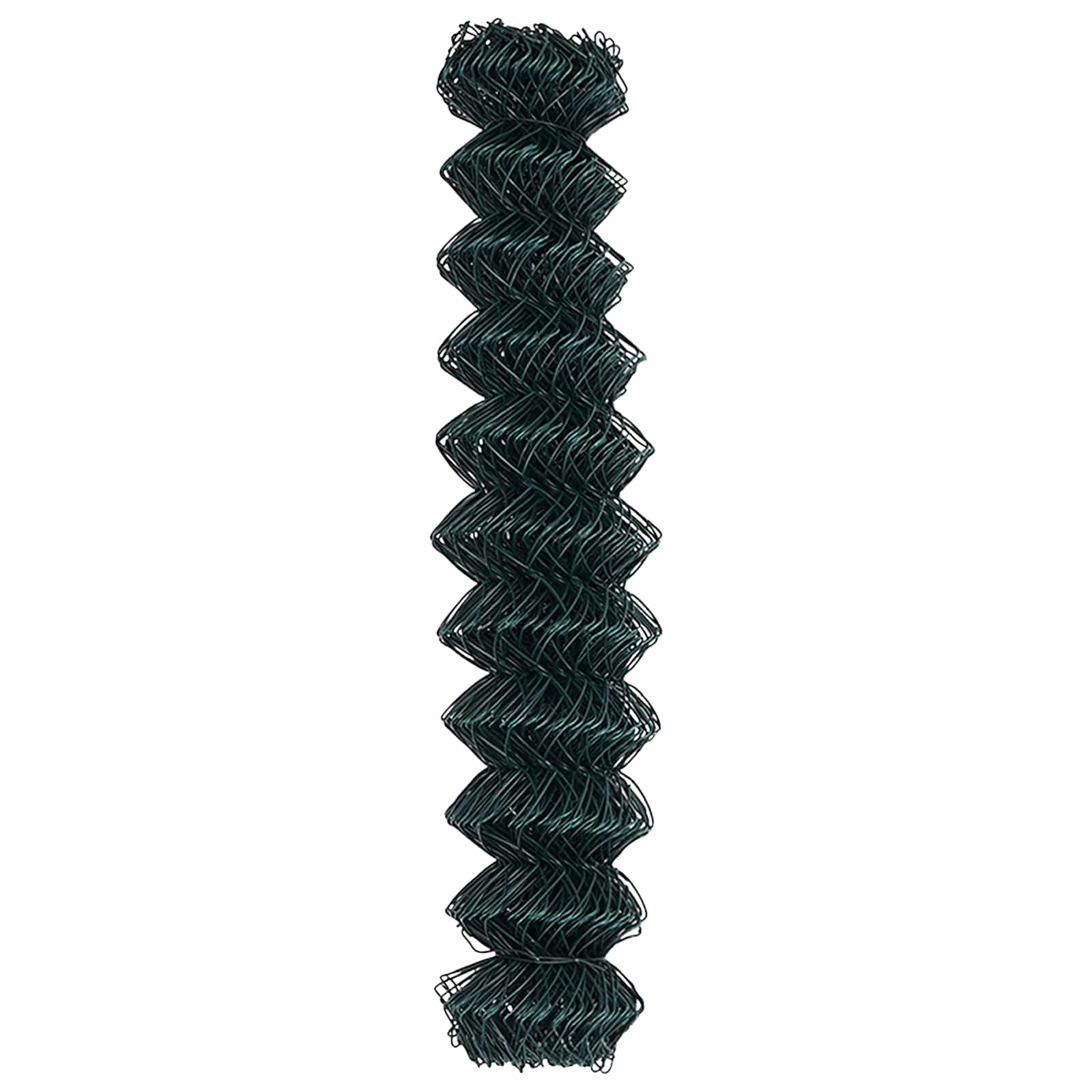 Pīta stiepļu pinuma žogs Zaļš 10 x 1.2 m Tērauds