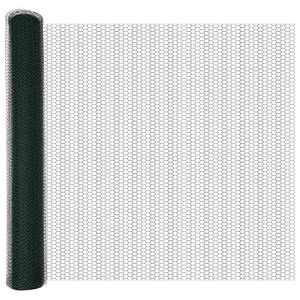 Heksagoninė tvora Žalia 1 x 10 m Plienas