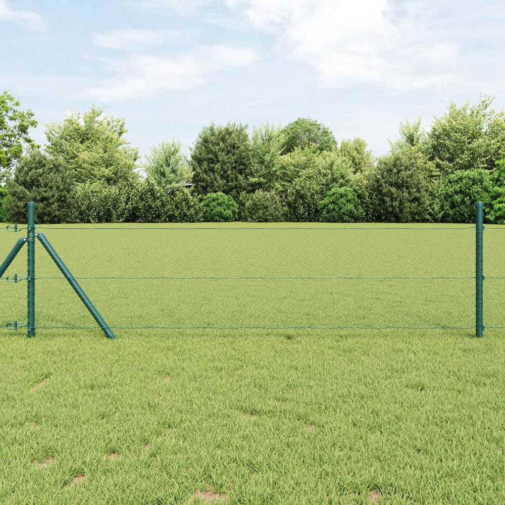 Hexagonal Fence Green 1.2 x 10 m Steel