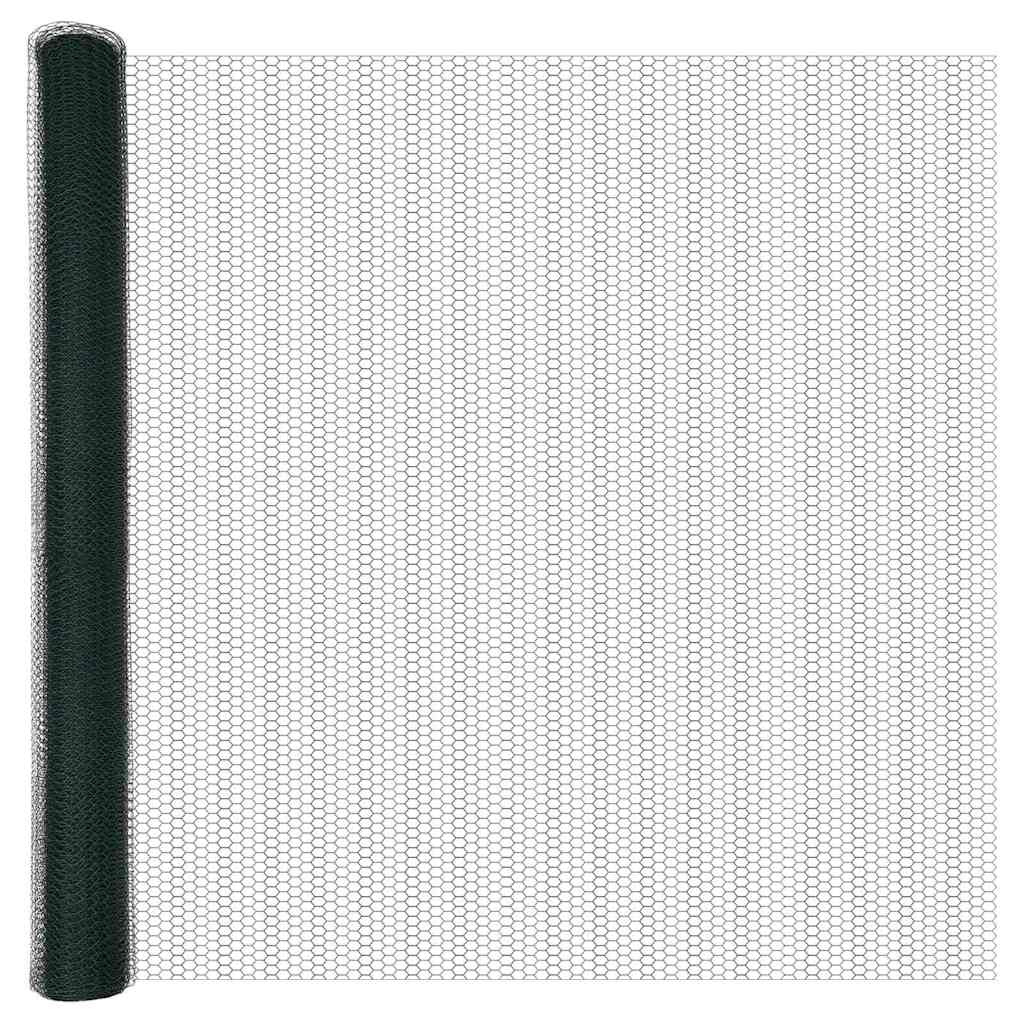 Heksagoninė tvora Žalia 1.5 x 10 m Plienas