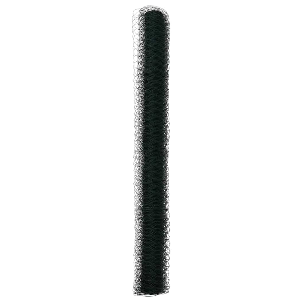 Sešstūra siets Zaļš 1,6 x 25 m Tērauds