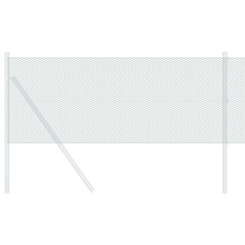 Sešstūra siets Zaļš 0.5 x 50 m Tērauds