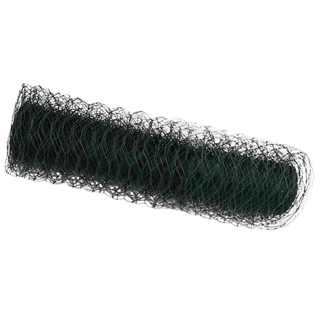Hexagonal Mesh Fence Green 0.6 x 50 m PVC