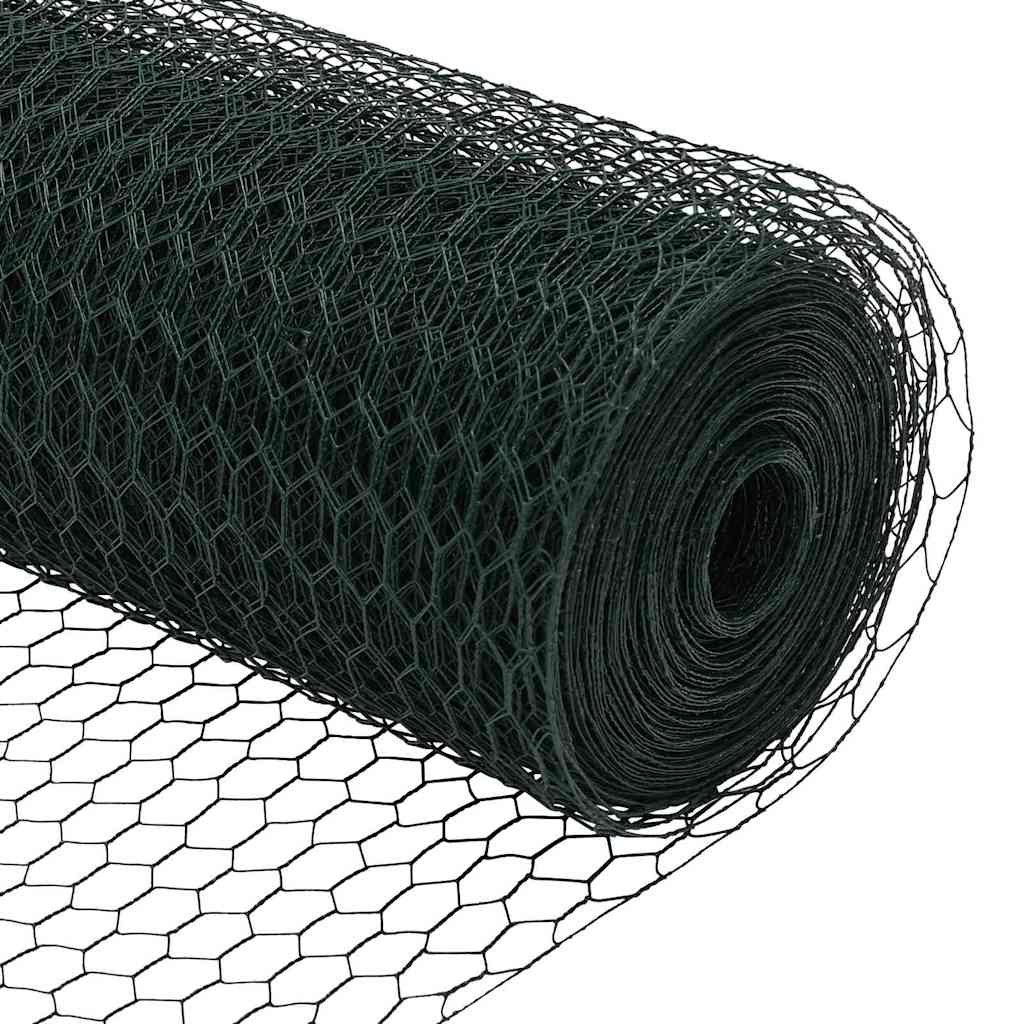 Heksagoninė tvora Žalia 0.8 x 50 m Plienas