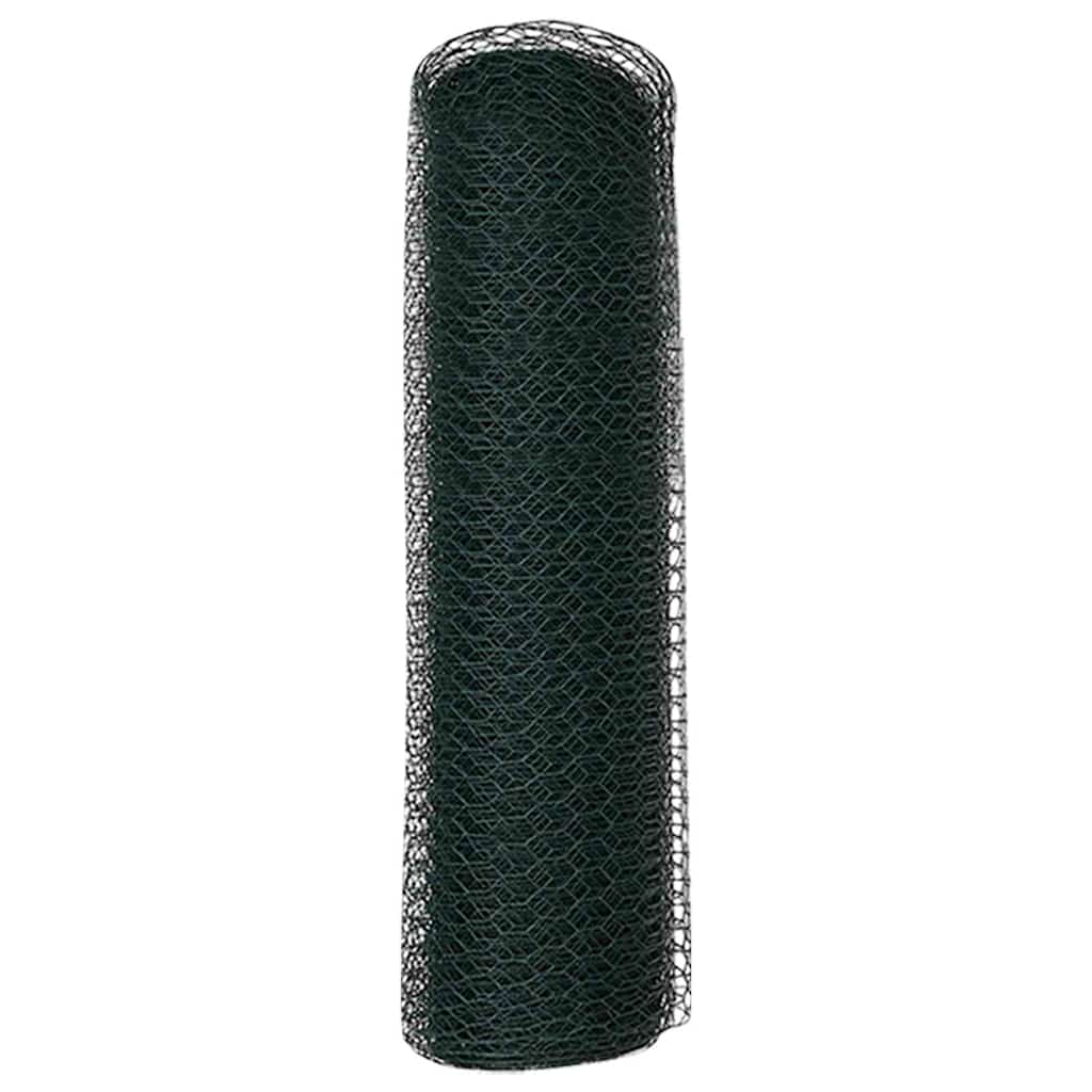 Heksagoninė tvora Žalia 0.8 x 50 m Plienas