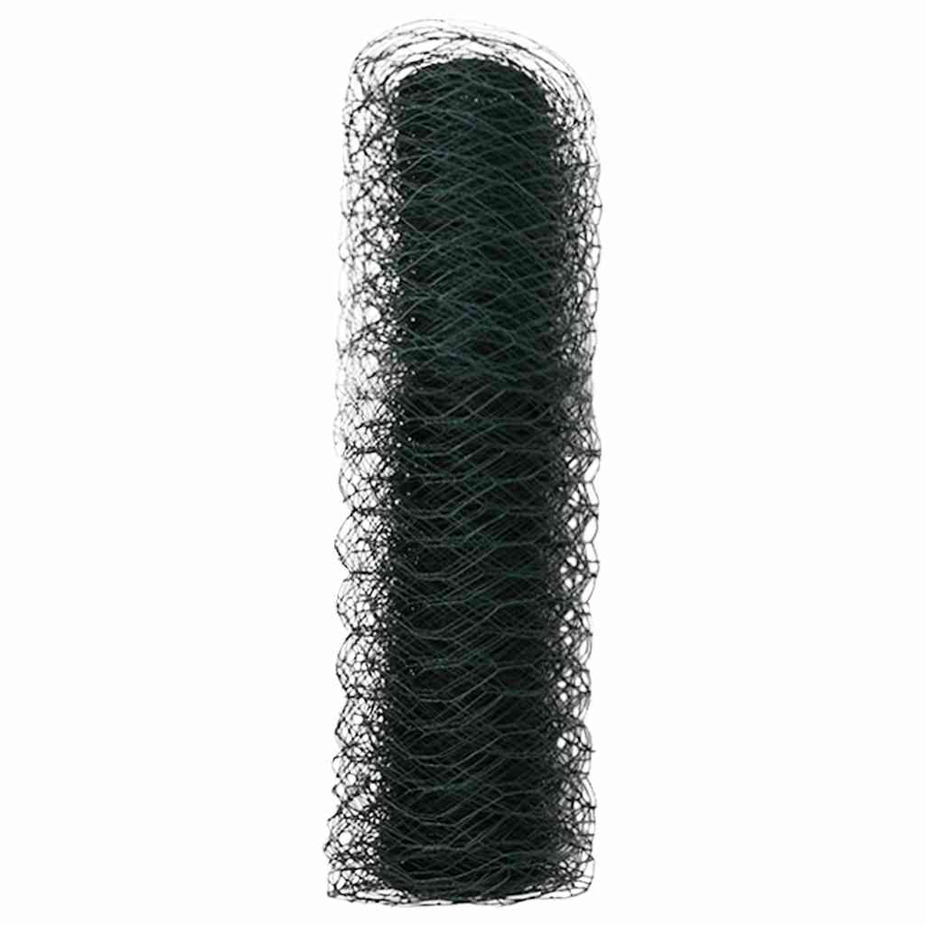 Heksagoninė tvora Žalia 0.8 x 50 m Plienas