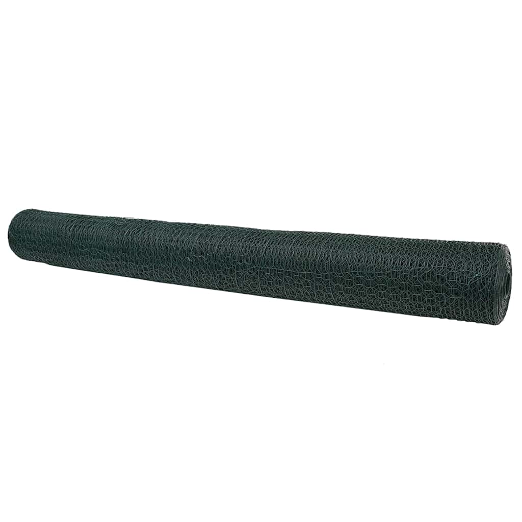 Šešiakampė tvora Žalia 1 x 50 m Plienas