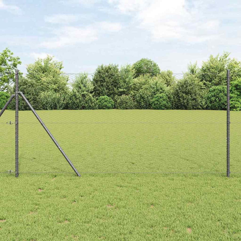 Heksagoninė tvora Pilka 1.2 x 10 m Plienas