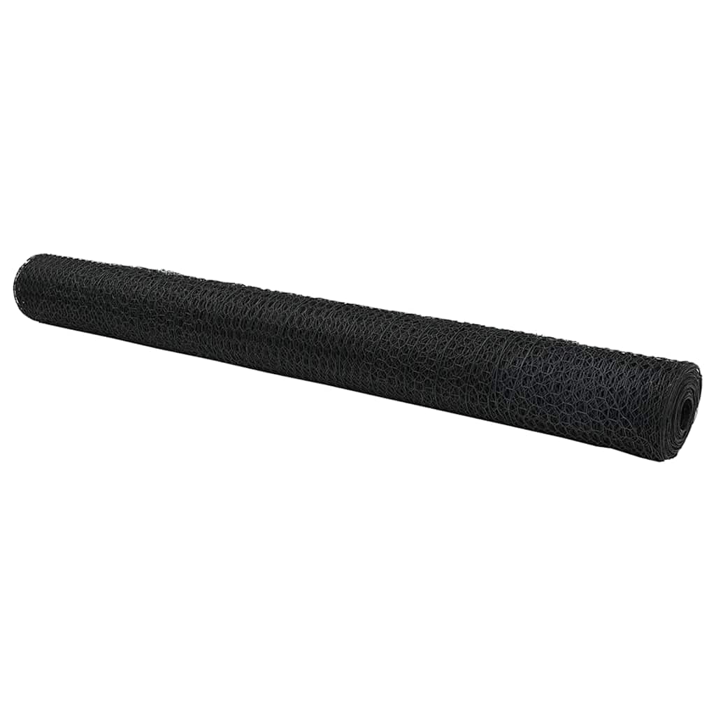 Heksagoninė tvora Pilka 1.2 x 10 m Plienas