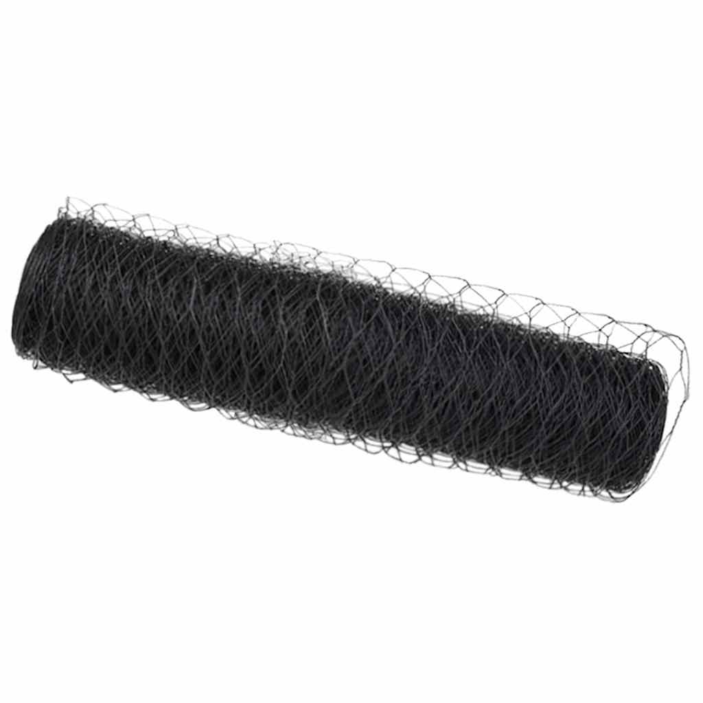 Hexagonal Fence Grey 0.8 x 50 m Steel