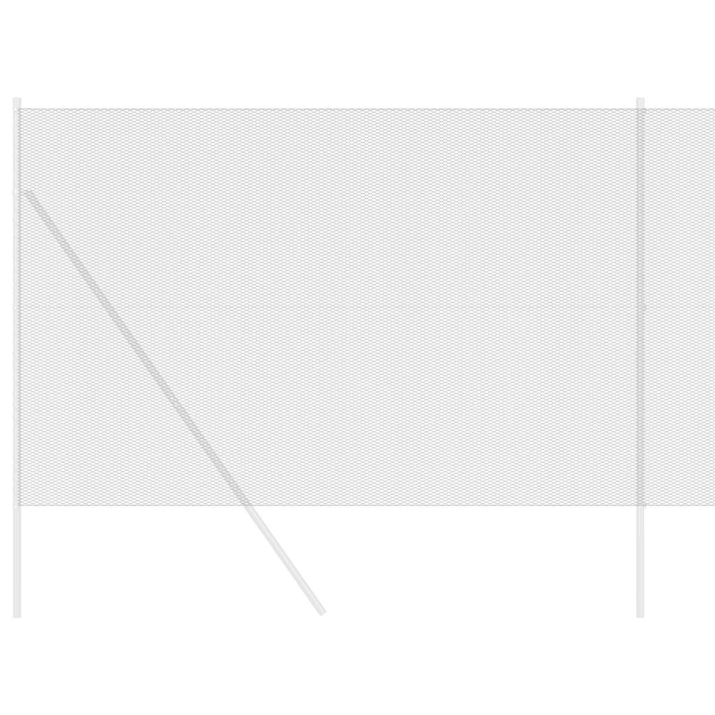 Hexagonal Fence Grey 1.5 x 100 m PVC