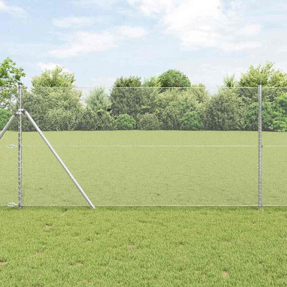 Heksagoninė tvora Sidabro 1.2 x 10 m Galvanizuotas plienas
