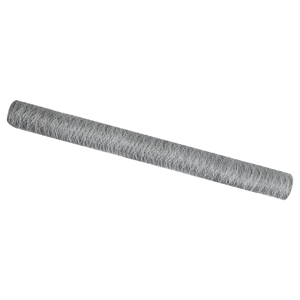 Heksagoninė tvora Sidabro 1,5 x 10 m Galvanizuotas plienas