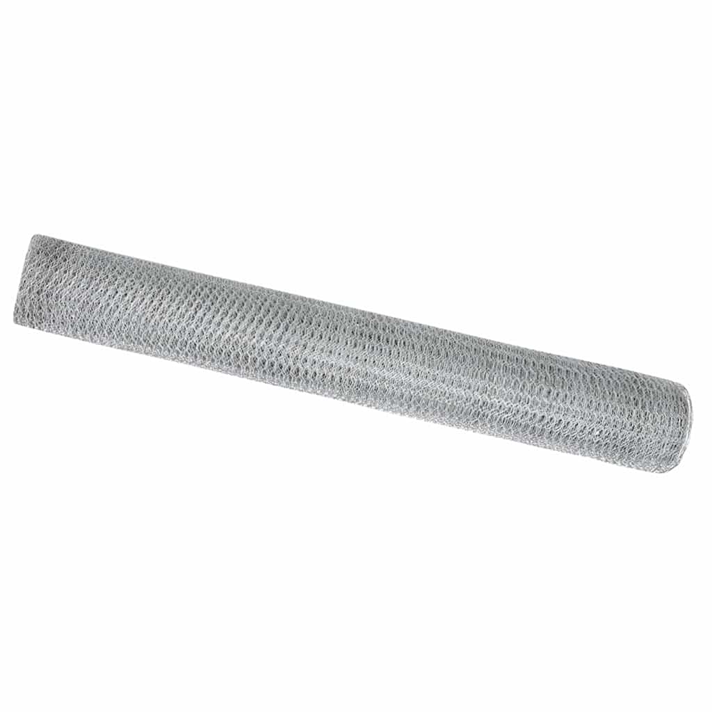 Heksagoninė tvora Sidabro 1,4 x 25 m Galvanizuotas plienas