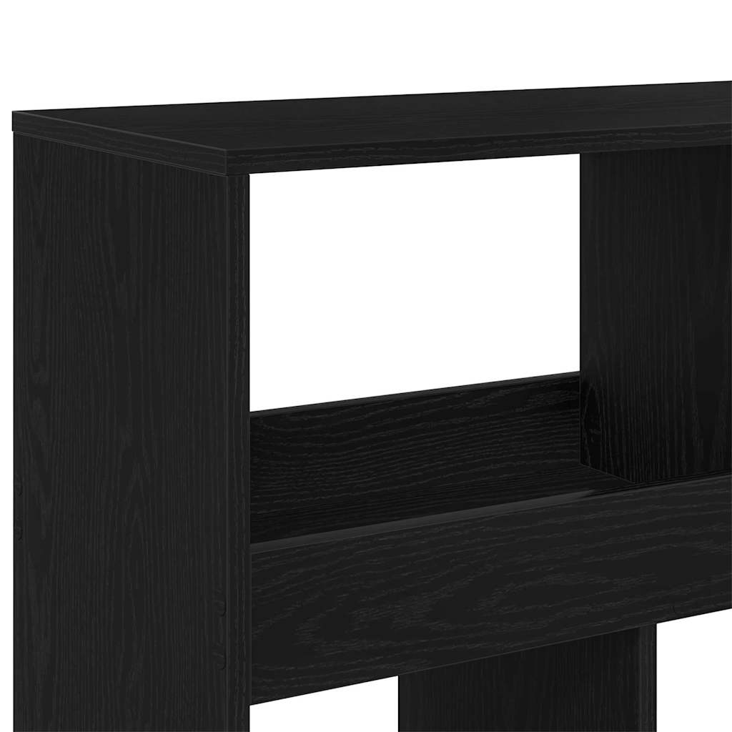 Kambario pertvara 2 vnt Juoda ąžuolo 100x33x187,5 cm Inžinerinė mediena