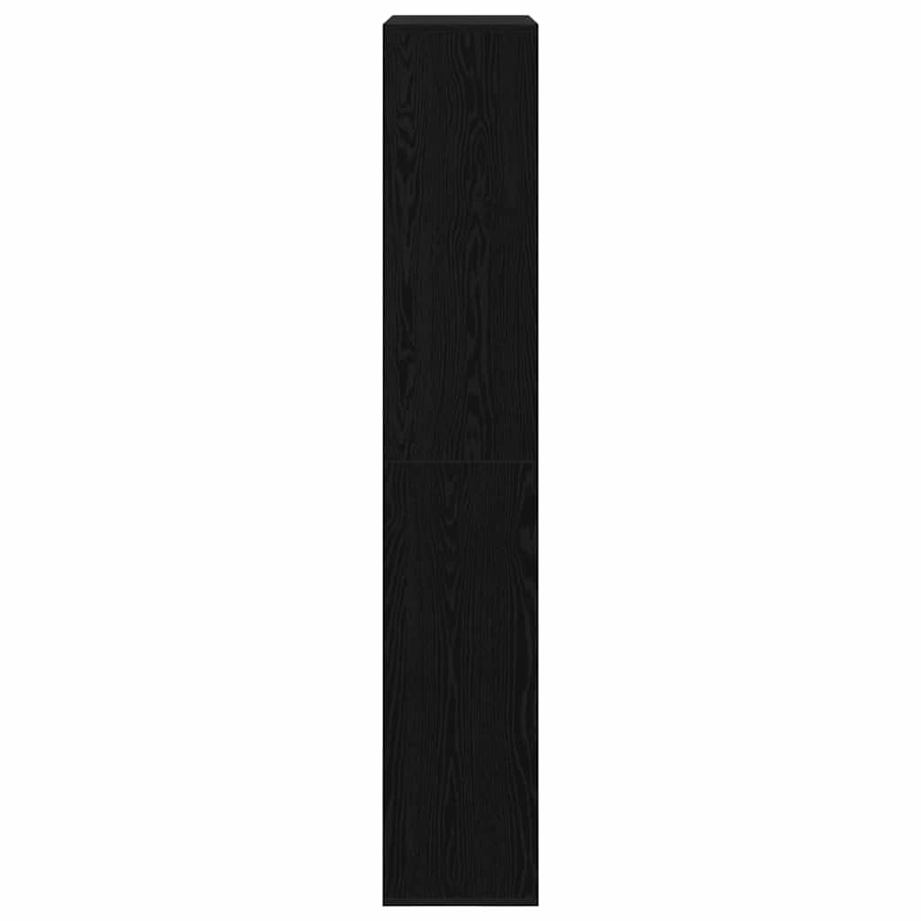 Kambario pertvara 2 vnt Juoda ąžuolo 100x33x187,5 cm Inžinerinė mediena