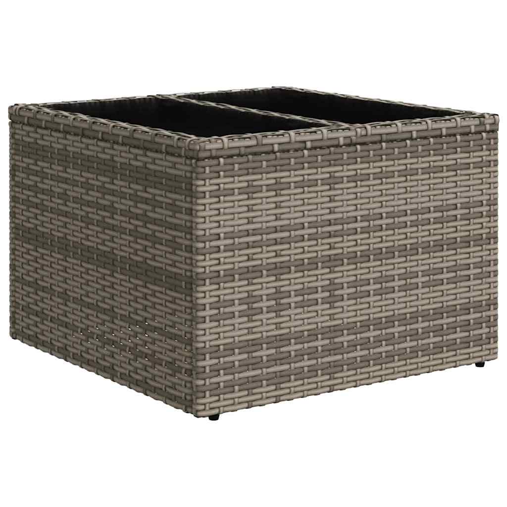 5 dalių sodo sofa su pagalvėlėm, juodos spalvos, pagaminta iš poli rattan.
