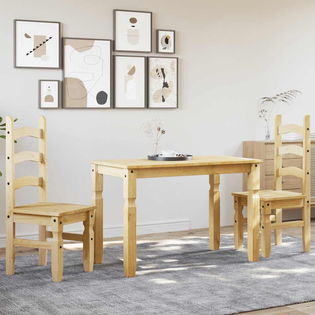 Dining set Panama, 3-piece, solid pine