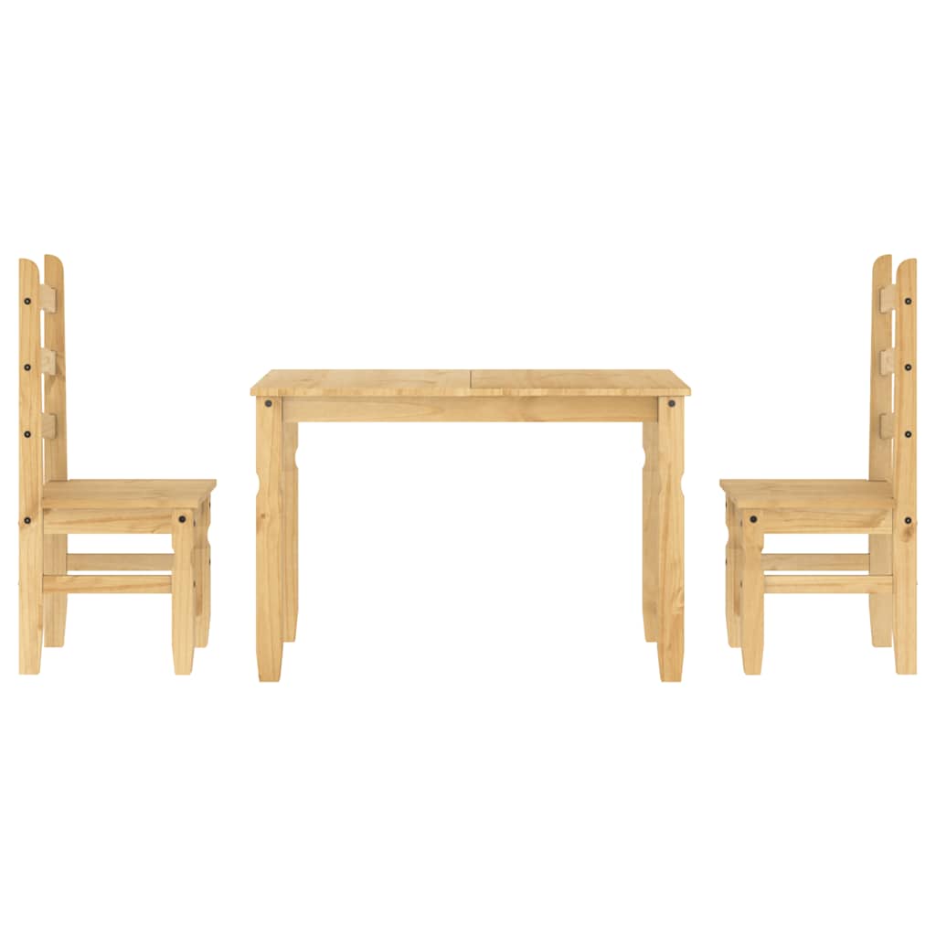 Dining set Panama, 3-piece, solid pine