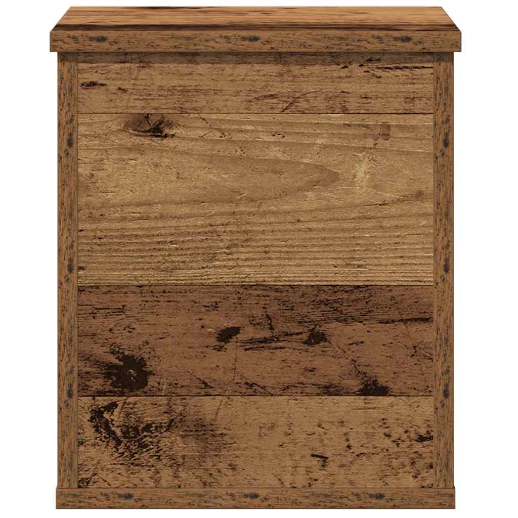 Uzglabāšanas kaste Antīka koksne 30 x 35 x 35 cm Inženierijas koksne