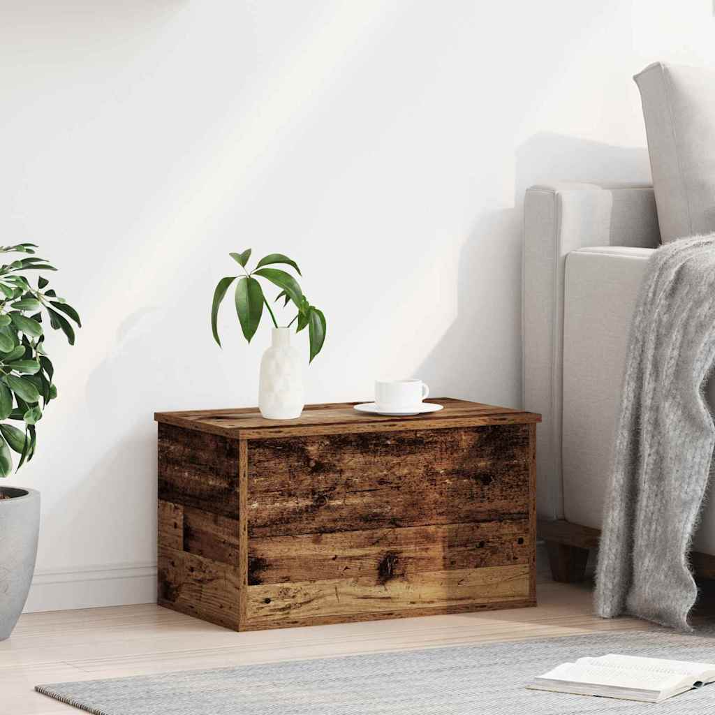 Saugojimo dėžė Senovinis medis 60 x 35 x 35 cm Apdirbta mediena