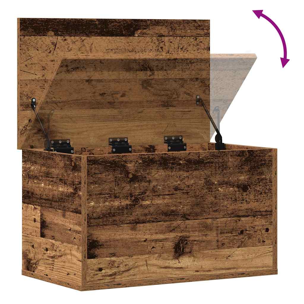 Saugojimo dėžė Senovinis medis 60 x 35 x 35 cm Apdirbta mediena