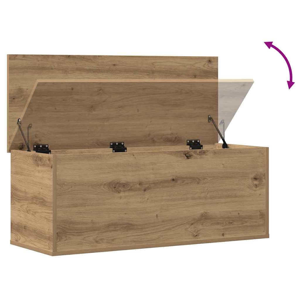 Saugojimo dėžė su saugykla Amatininkų ąžuolas 90 x 35 x 35 cm
