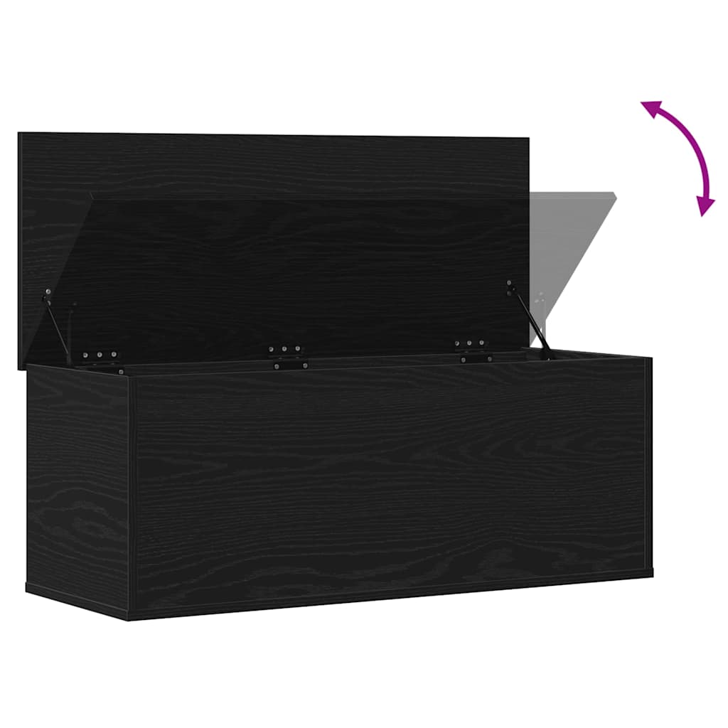 Uzglabāšanas kaste Melns ozols 90 x 35 x 35 cm Apstrādāta koksne